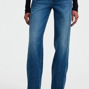 Madewell Tapered Denim Trousers - Women's Blue Jeans
